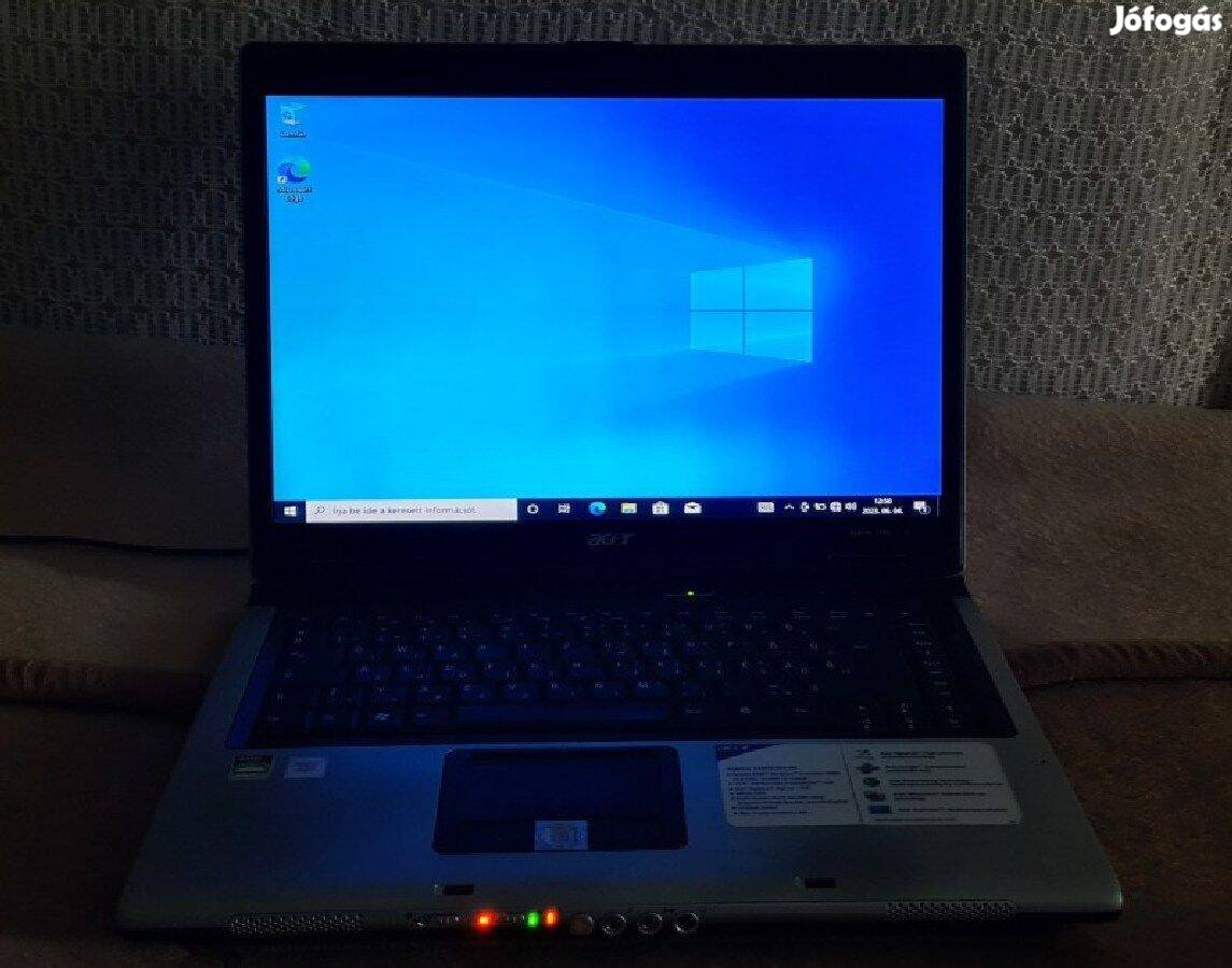 15"-os Acer ezüst színű laptop / notebook Windows 10-zel eladó