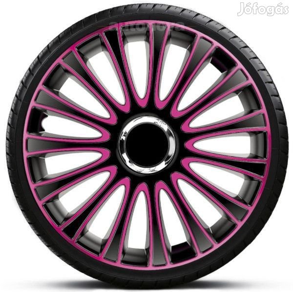 15"-os Lemans Pro Pink-Black dísztárcsa garnitúra (4darab)