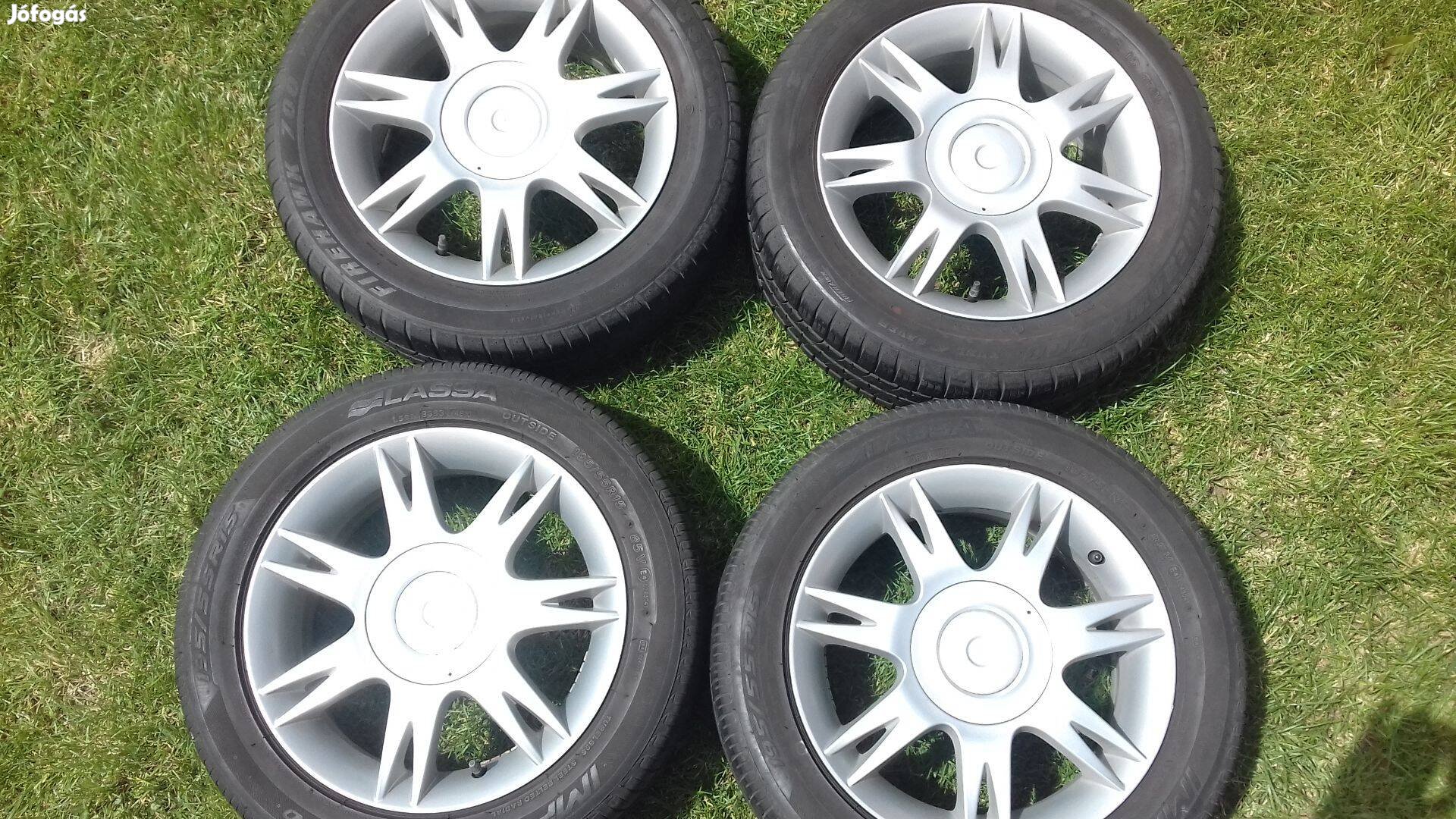15 col 5x100 gyári Seat Vw Skoda alufelni nyári gumi