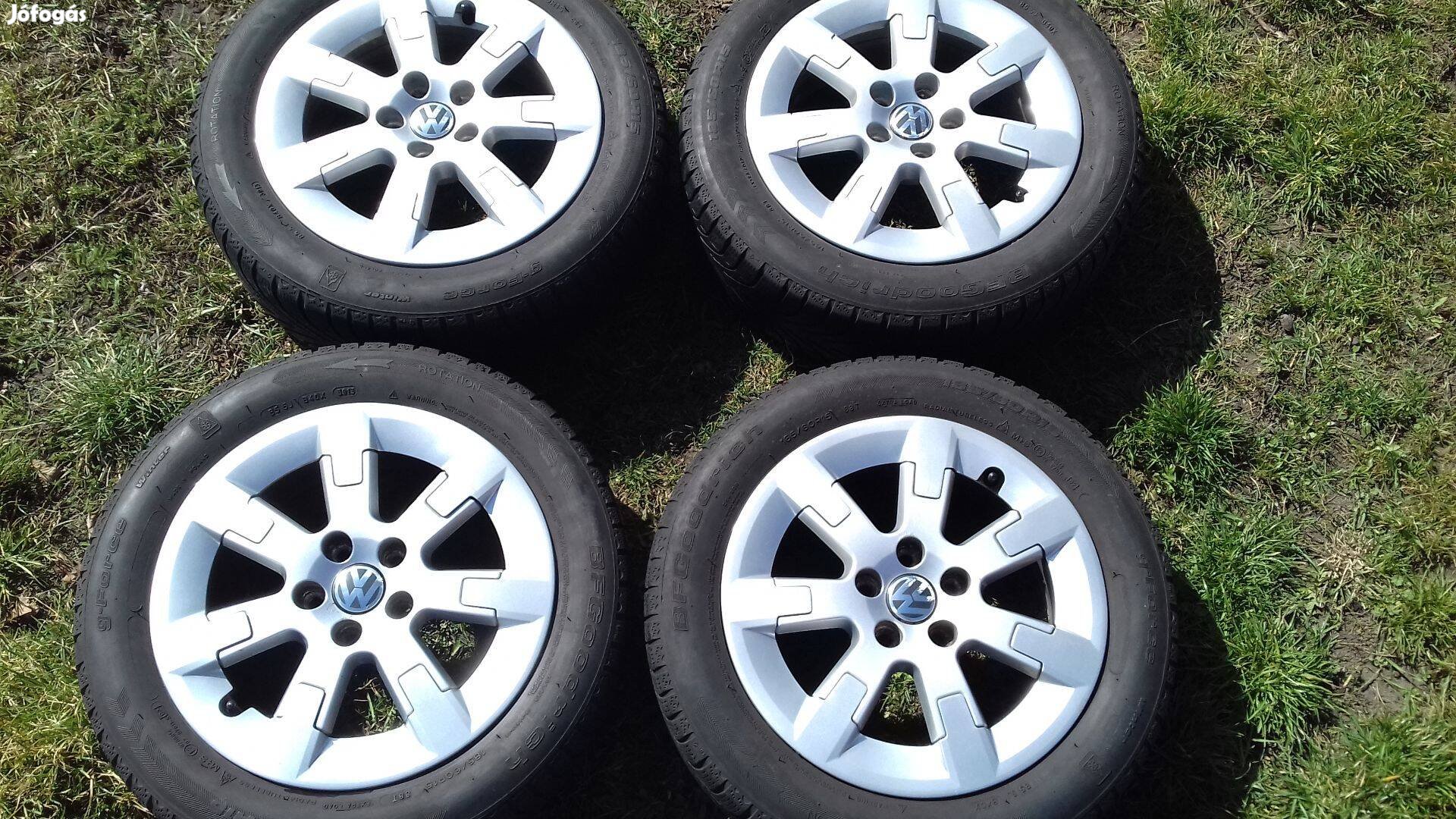 15 col 5x100 gyári Vw alufelni garnitúra