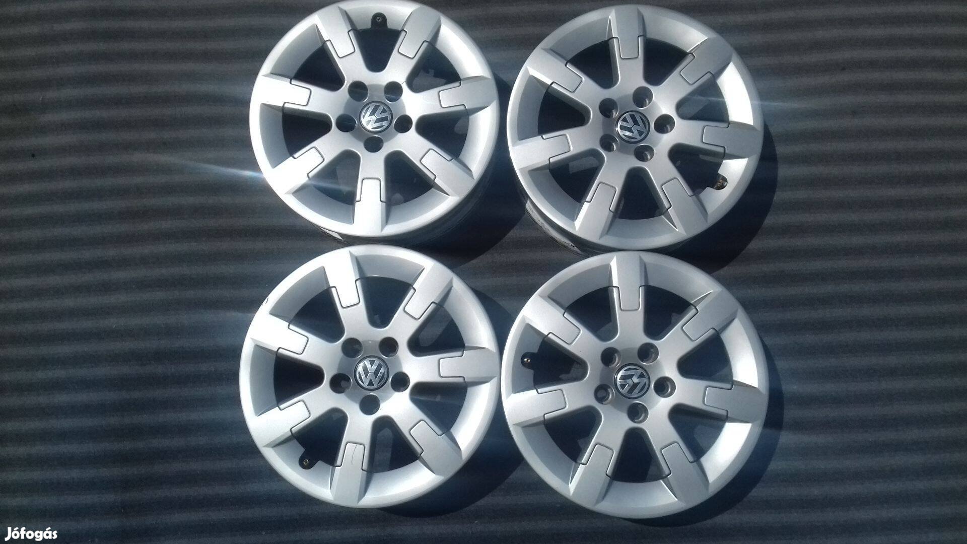 15 col 5x100 gyári Vw alufelni garnitúra / Skoda Seat