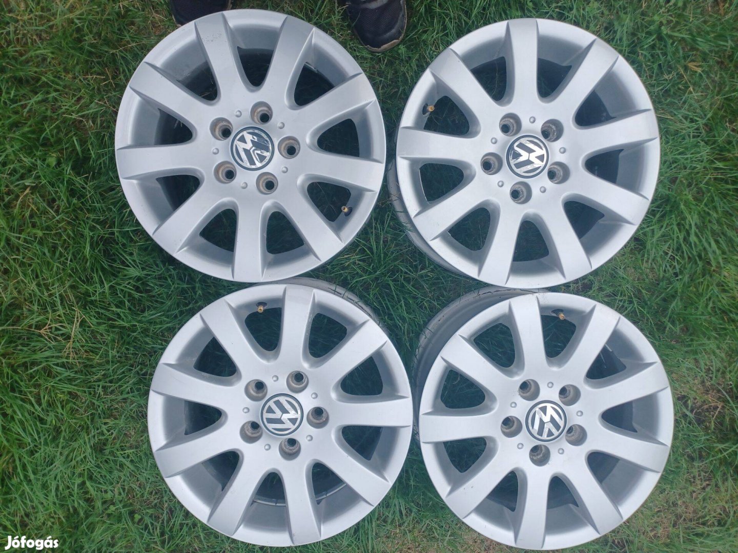 15 col 5x112 gyári Volkswagen alufelni garnitúra - Vw Seat Skoda