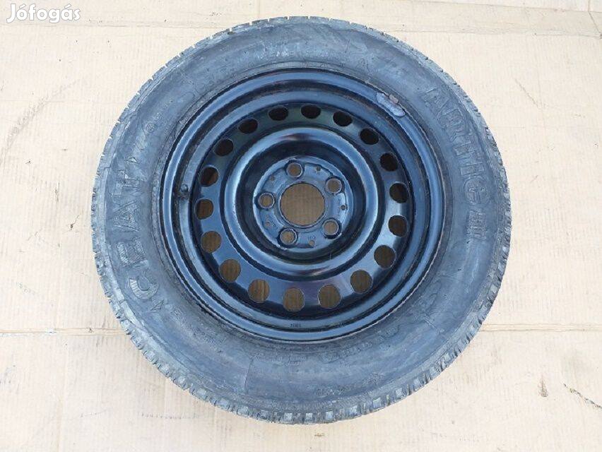 15 coll 5x112 Mercedes W124 W201 190 gyári acélfelni pótkerék