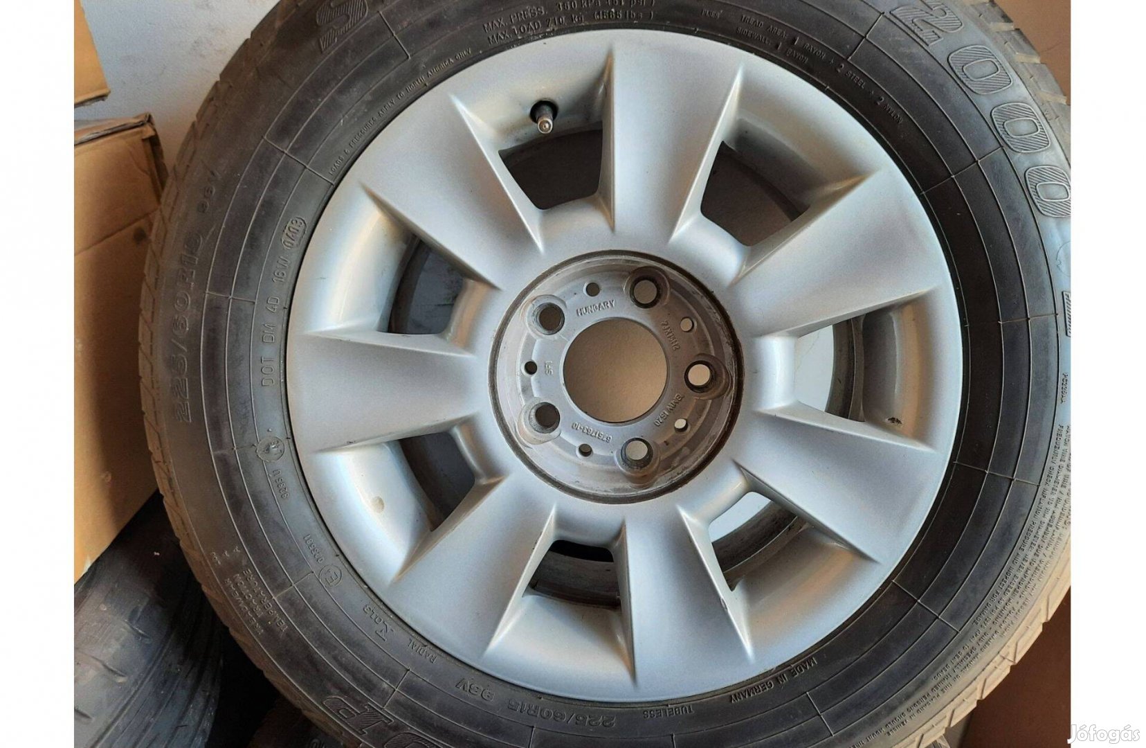 15 colos BMW alufelni :5x120 , 7Jx15 Et20 (csak 1 db!) pótkerék volt