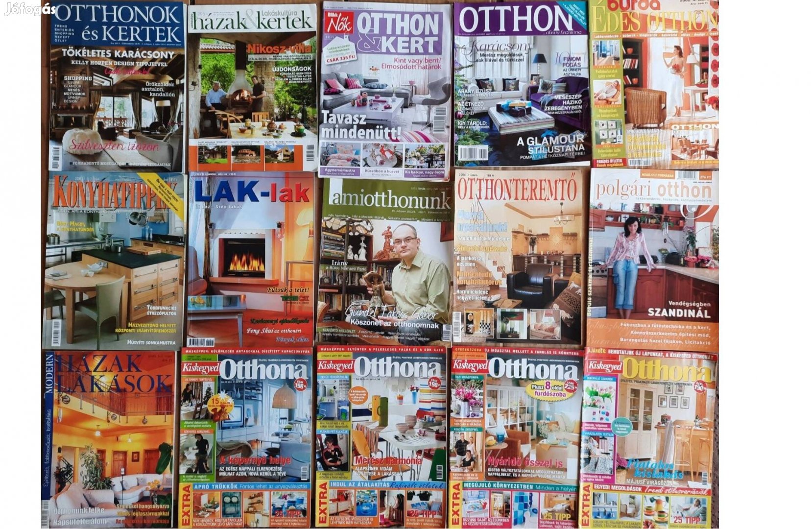 15 darab otthon, lakás, kert témájú magazin eladó