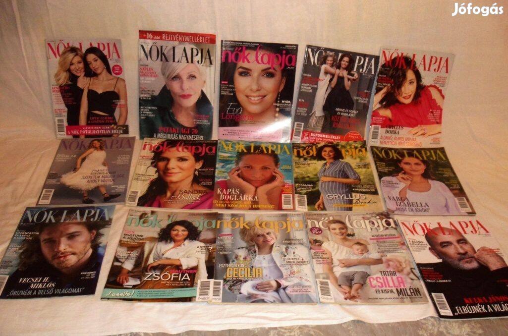 15 db Nők lapja magazinok egyben eladók