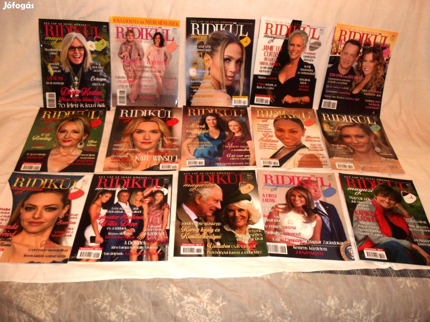 15 db retikül magazinok