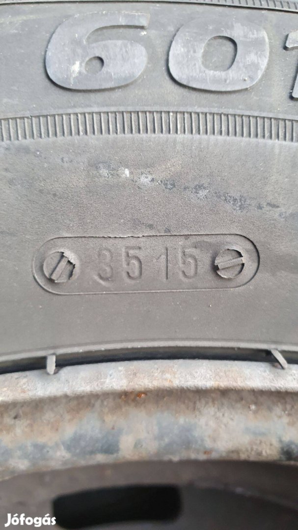 15-ös Citroen kerék 4×108 téli gumival lemezfelnivel