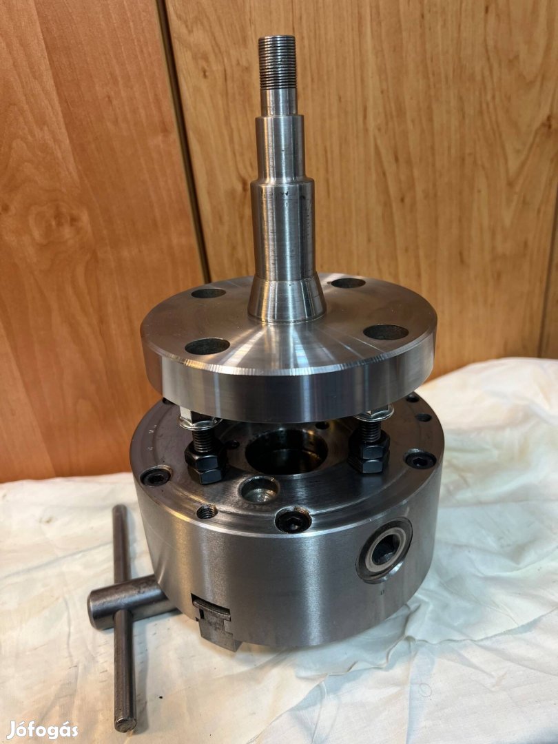 160 mm hárompofás német camlock 5 precizios eszterga marógép ,tokmány