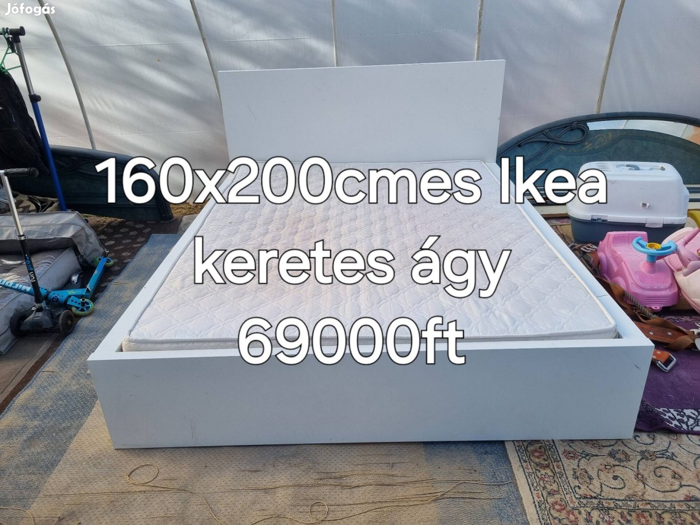 160x200cmes Ikea ágy eladó 