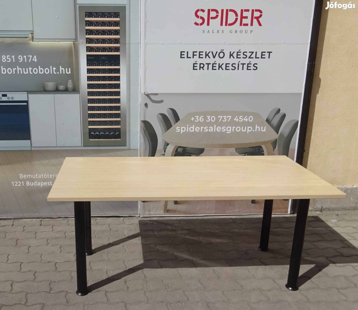 160x80 cm számítógépasztal, íróasztal, Steelcase - használt irodabútor