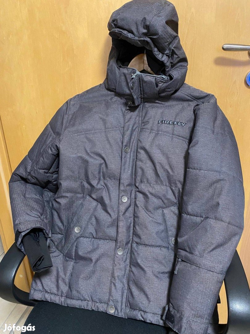 164 -es Férfi fiú téli kabát sí dzseki vízálló csuklyás