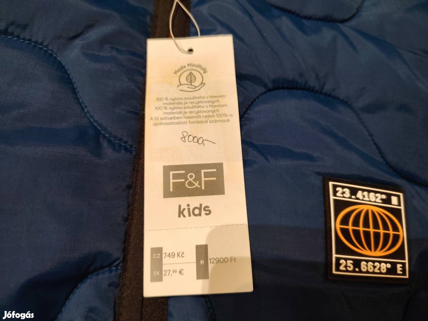 164-es Új fiú átmeneti kabát