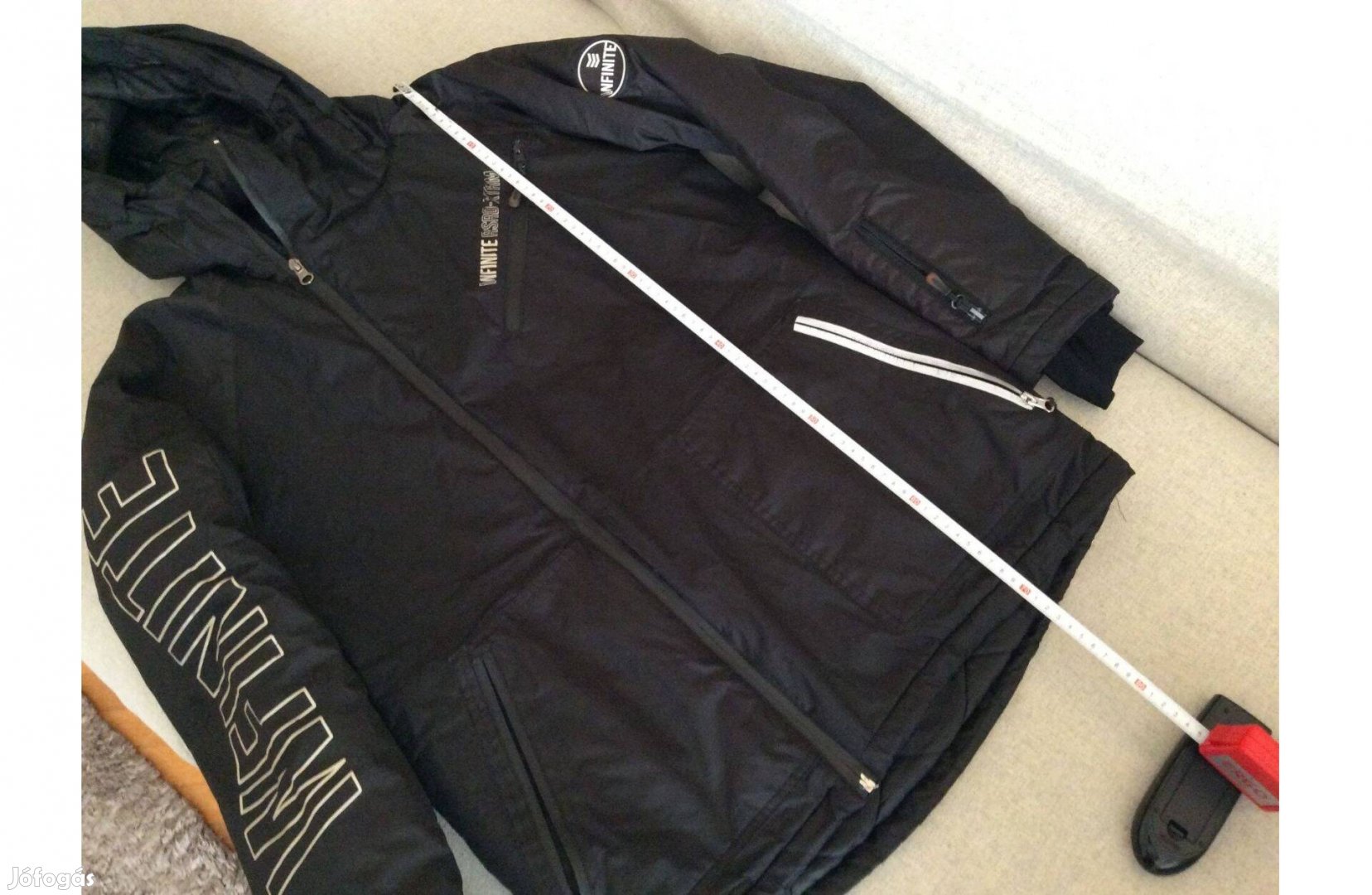 164-es fiú síkabát Reserved kapucnis kabát dzseki sídzseki