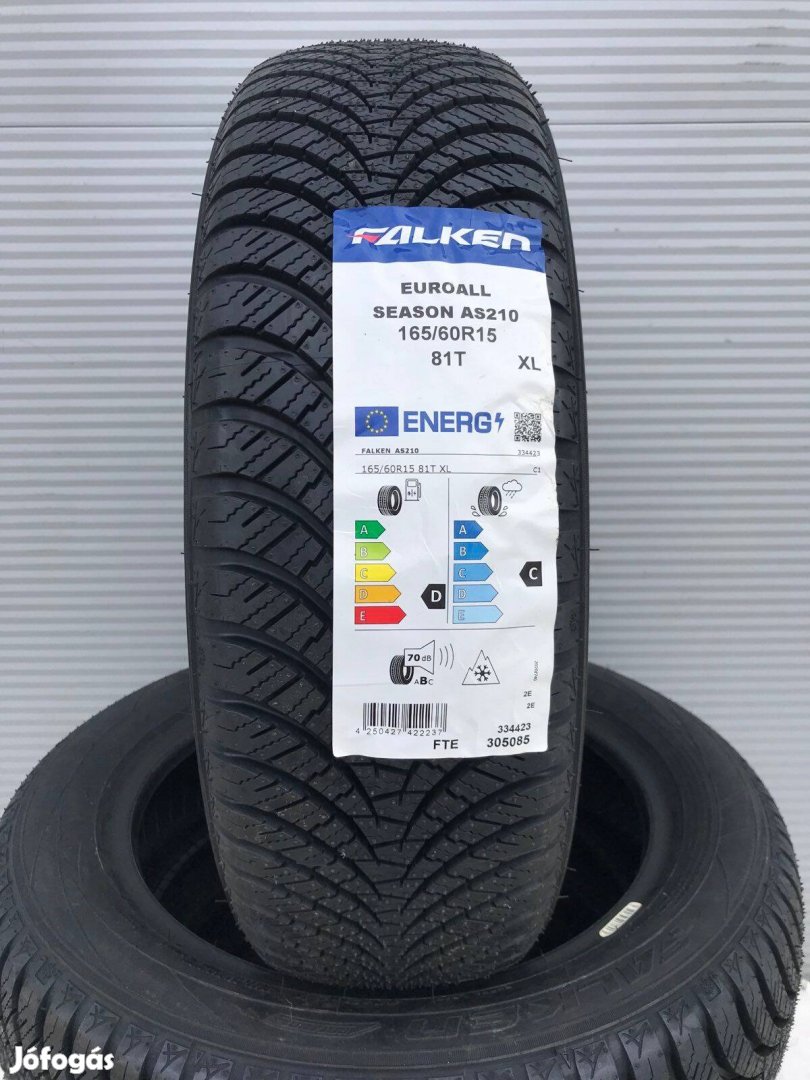 165/60R15 165/60 R15 új Falken négyévszakos gumi Ár/db Dot22