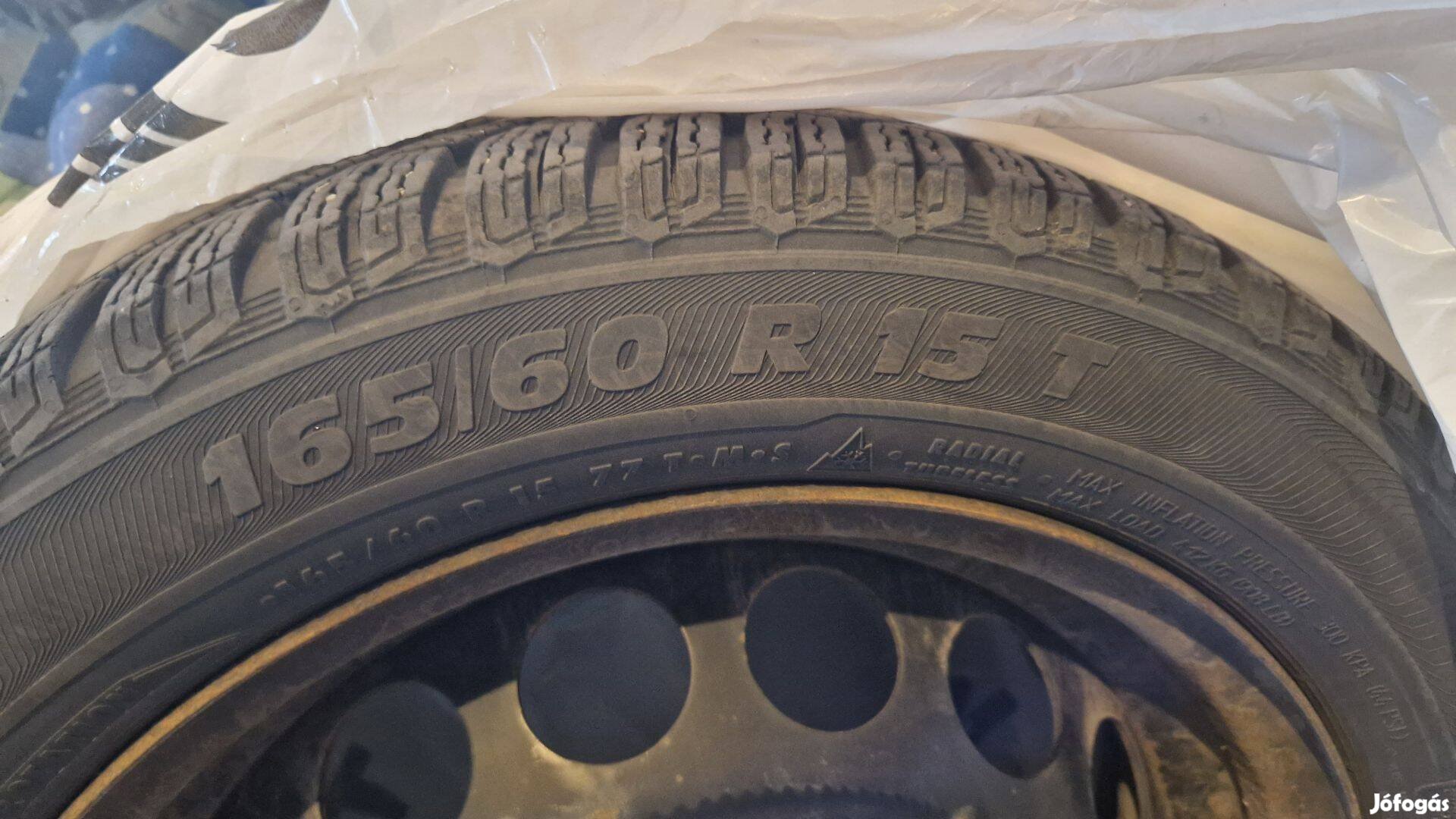 165 60 R15 Semperit Master Grip 2 téligumi felnire szerelt 4 db