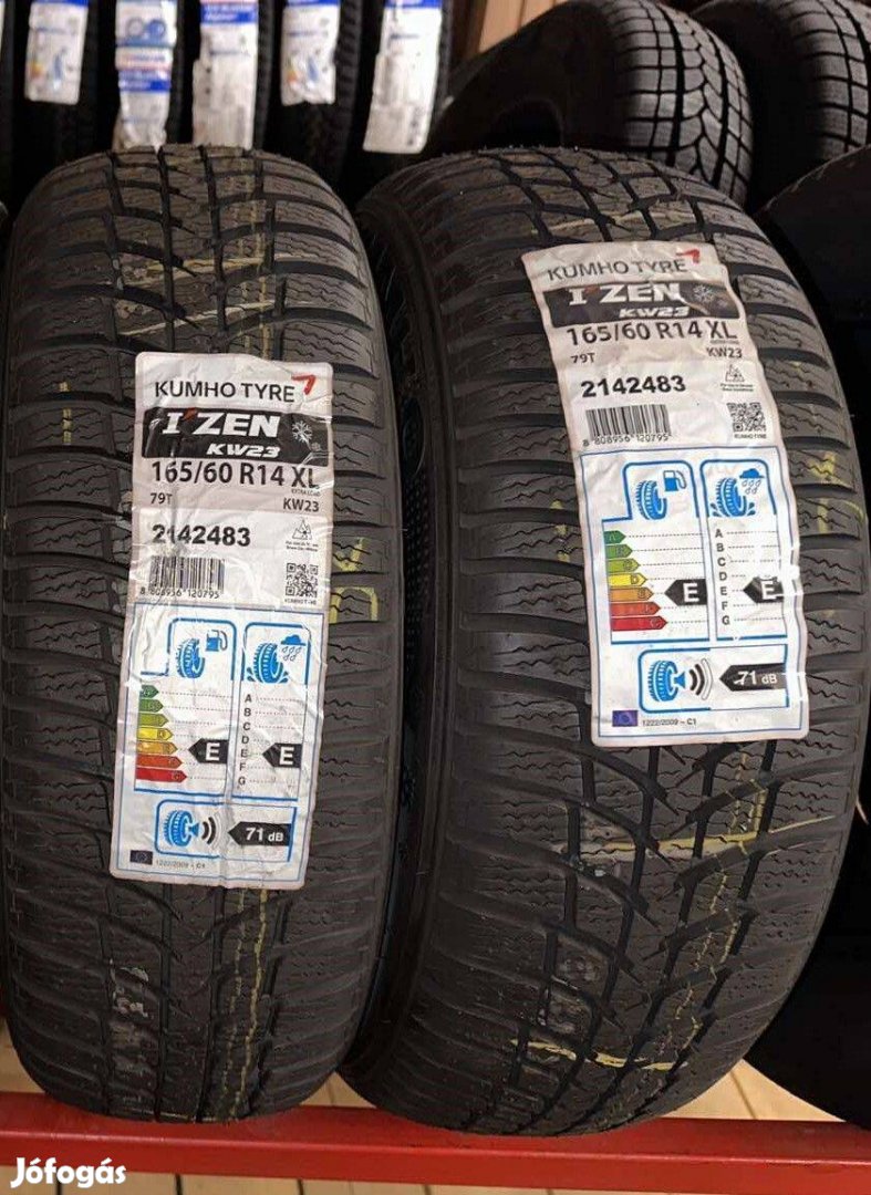 165/60 R 14 Kumho KW23 79 T új téli DOT2014