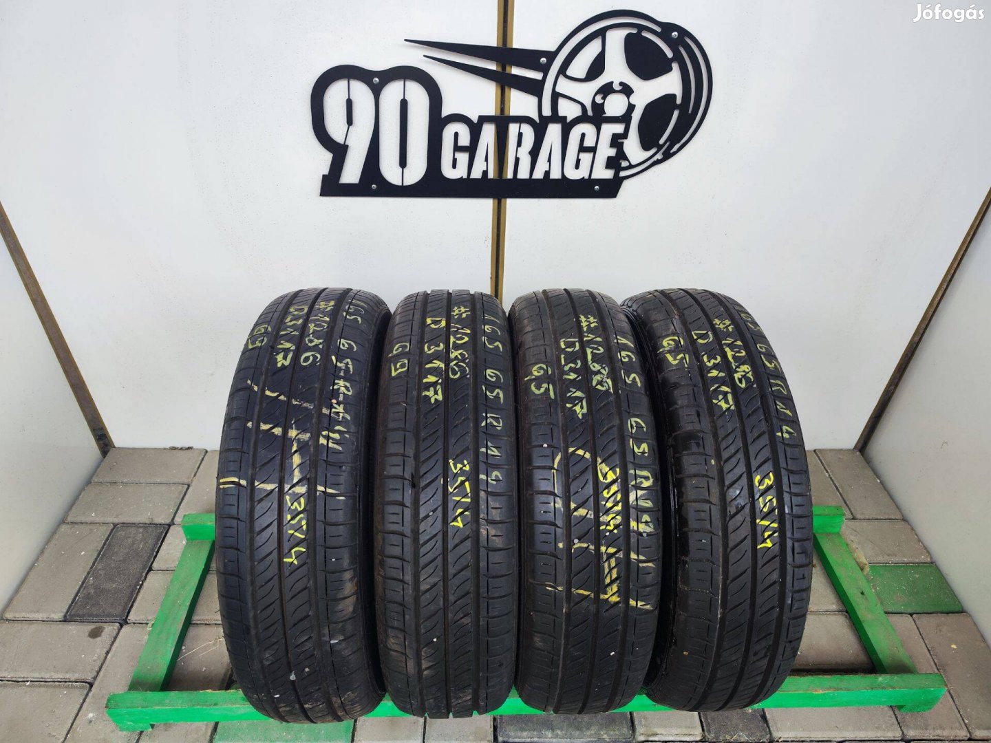 165/65 R14 Dunlop 4db Nyárigumi 90Garage #1286