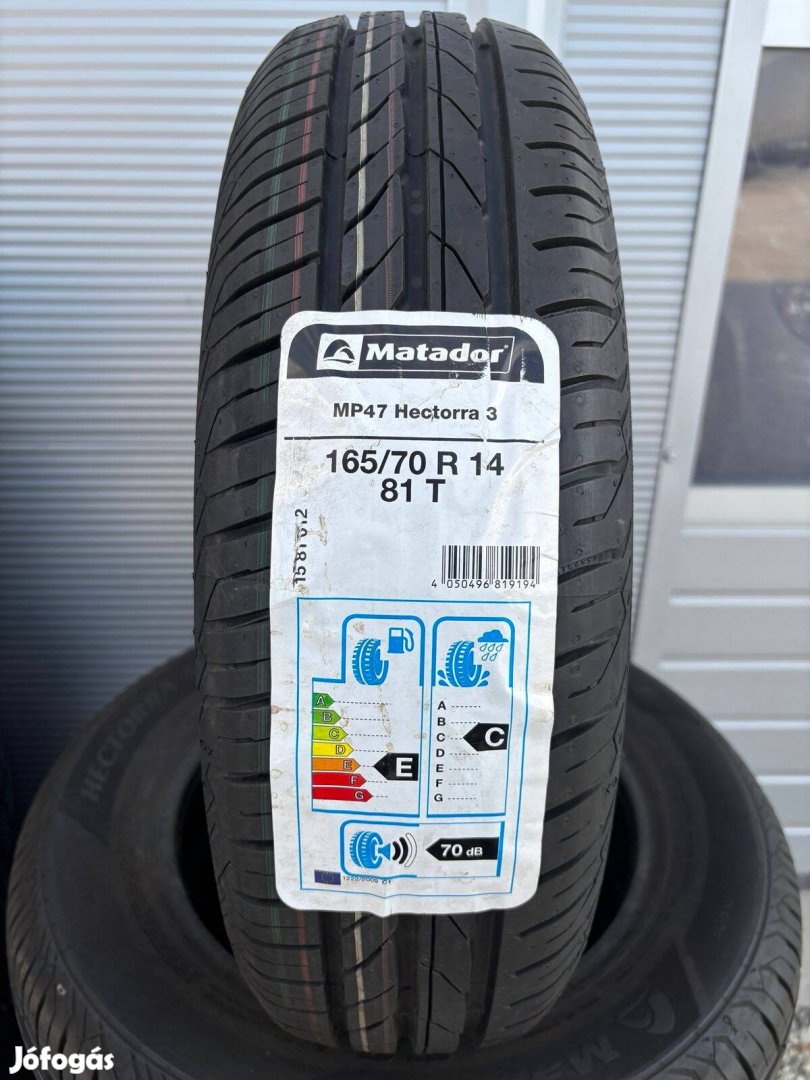 165/70R14 165/70 R14 új Matador nyári gumi ÁR/db