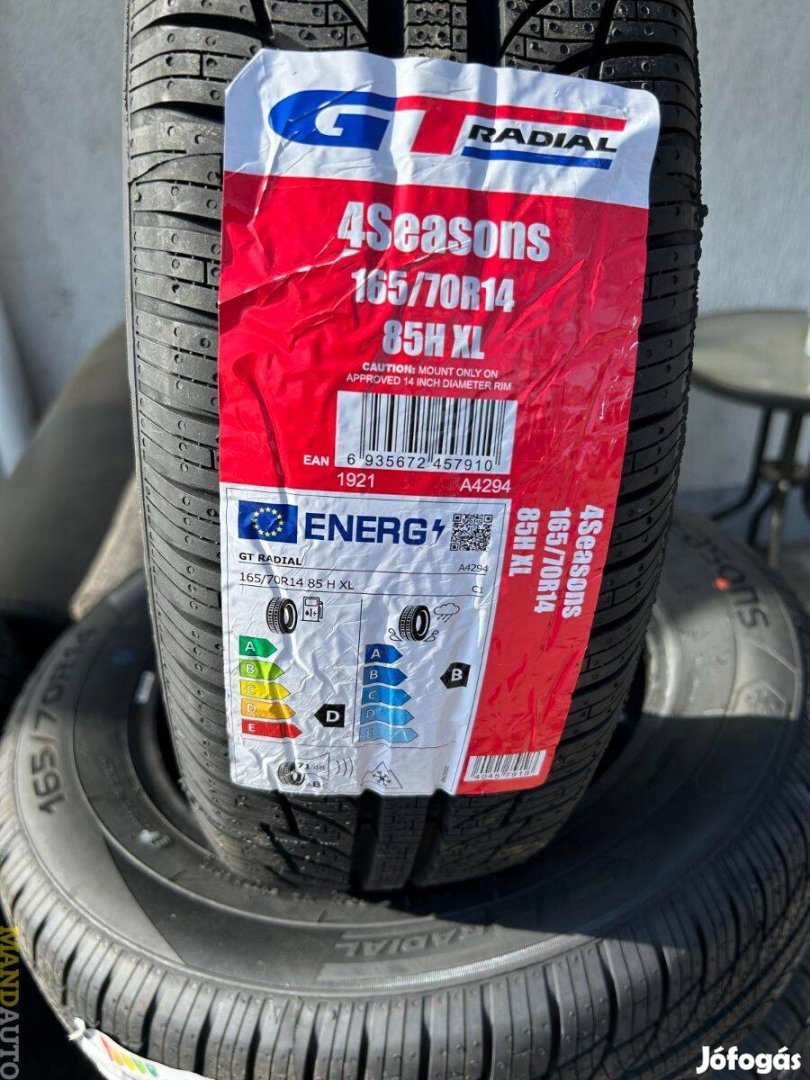 165/70R14 Gtradial 4Seasons(XL)(Dot:2024!),Új téligumi