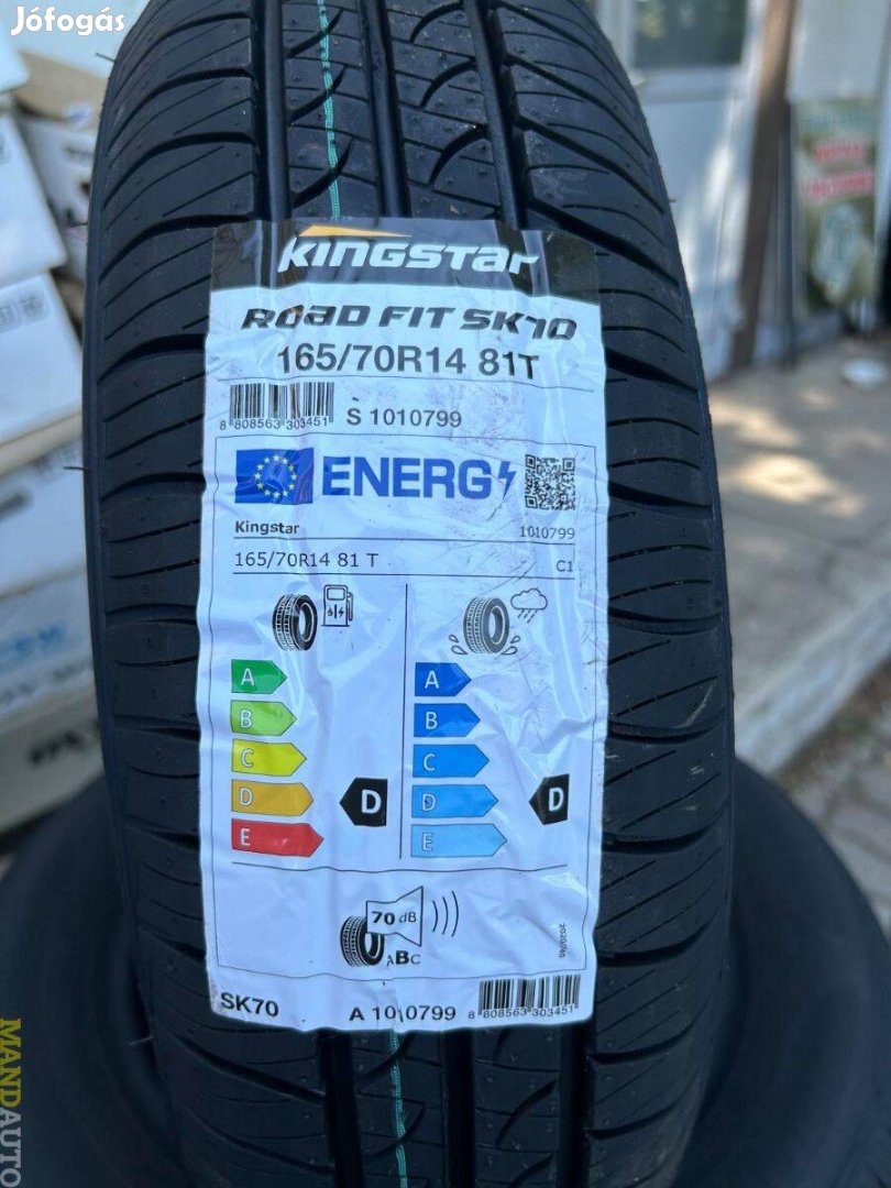 165/70R14 Kingstar SK70,Új nyárigumi
