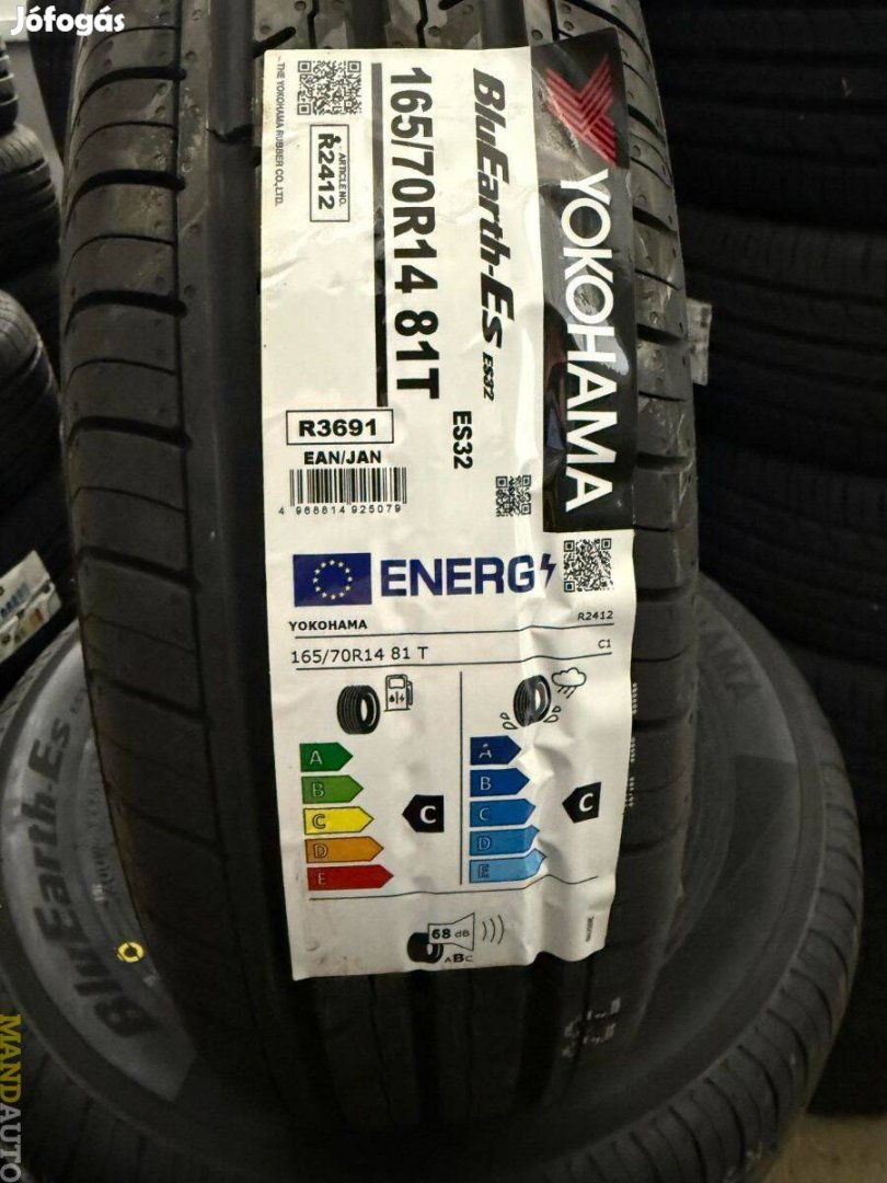 165/70R14 Yokohama Es32,Új nyárigumi