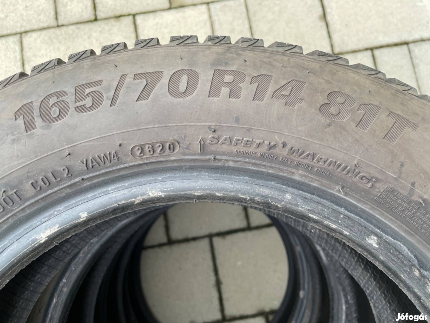 165/70 R14 Kumho téli gumi 4db eladó