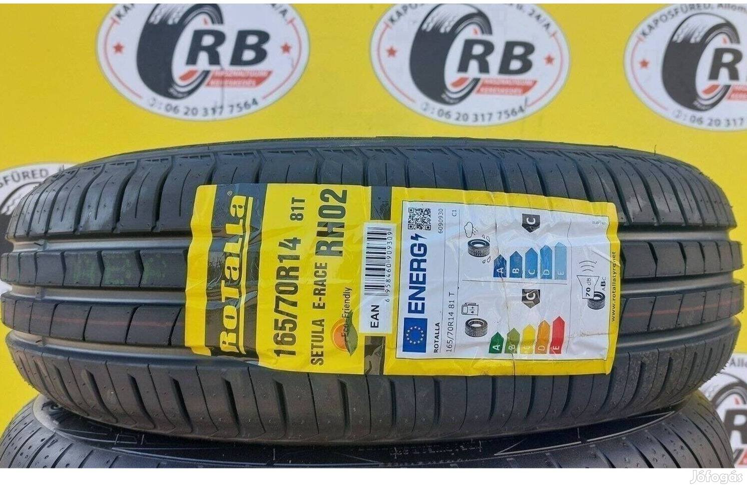 165/70 r14 Rotalla Új nyári 2023 , 13500ft/db