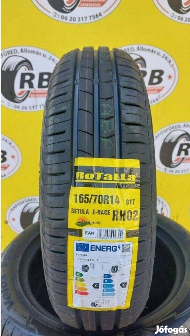 165/70 r14 Rotalla Új nyári 2023 , 13500ft/db