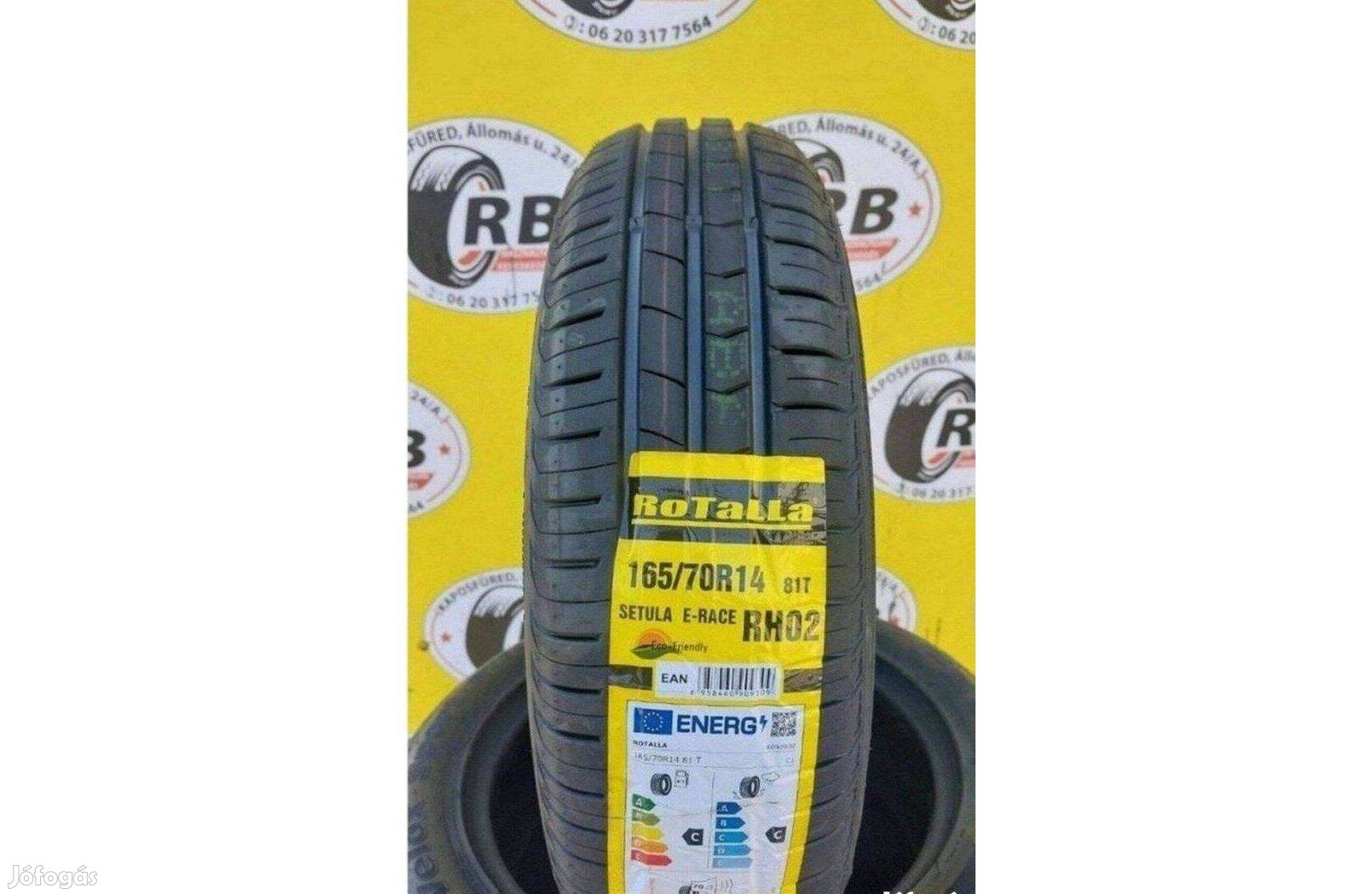 165/70 r14 Rotalla Új nyári 2023 , 15000ft/db