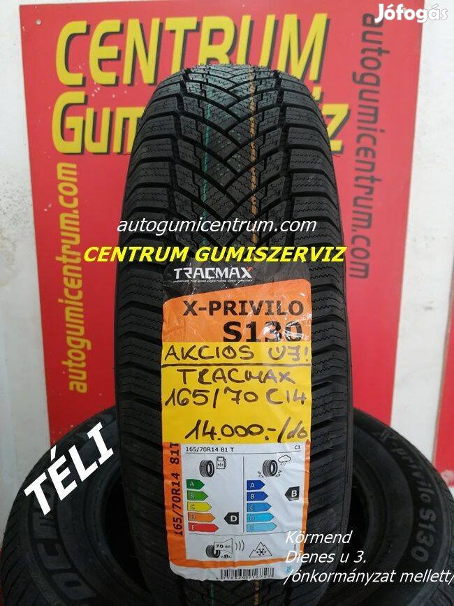 165/70r14 Tracmax X-Privilo S130 téli