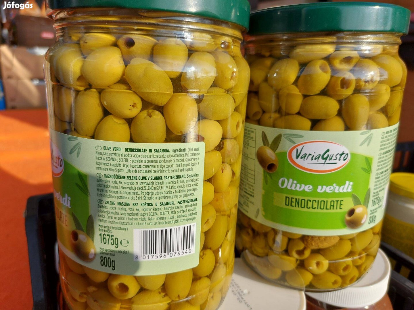 1675g. Eredeti Olasz Oliva Olajbogyó Magozva!