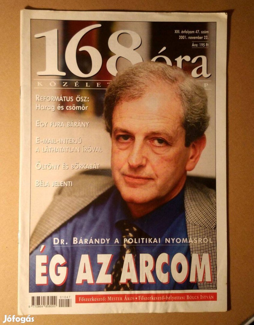 168 Óra 2001/47.szám (6kép+tartalom)