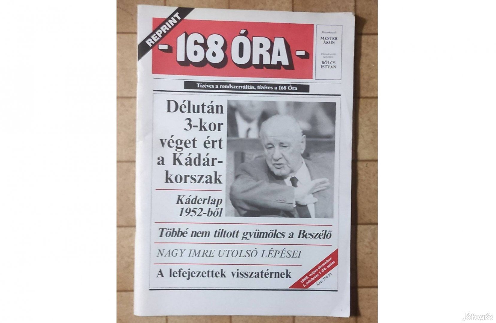 168 Óra Reprint 1989 májusdecember