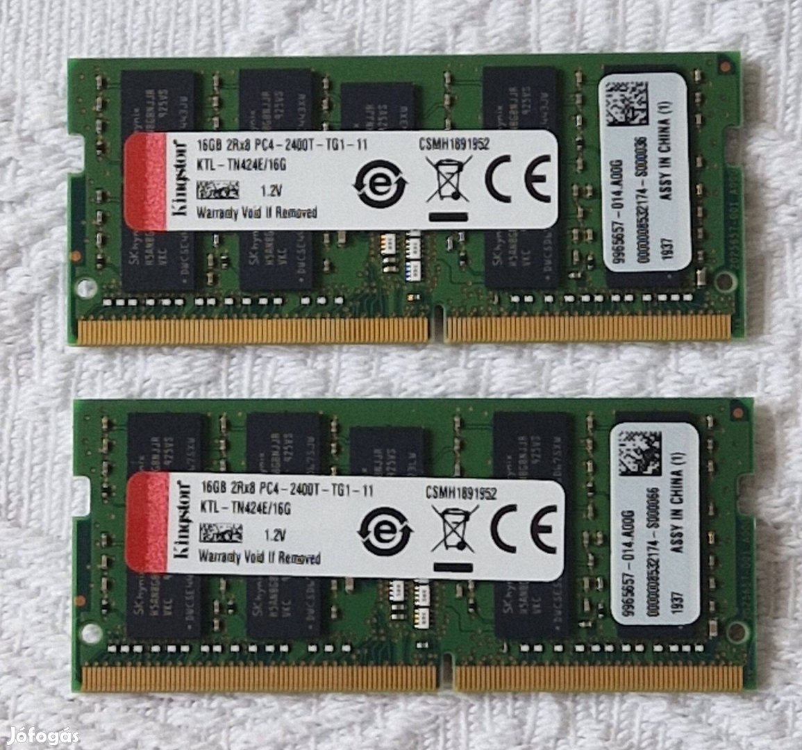 16GB DDR4 notebook memória RAM