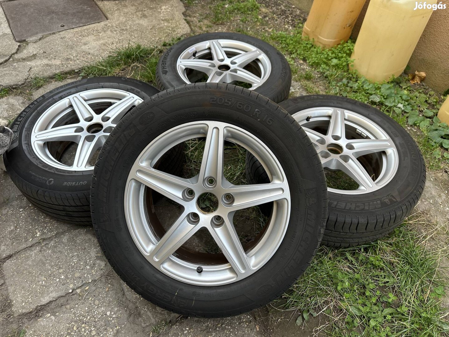 16 16" 5x112 Audi gyári alufelni felni 205/60 R16 nyári gumi
