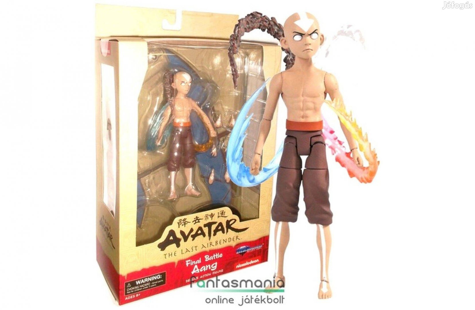 16-18 cm Avatar The Last Airbender - Aang figura - Final Battle