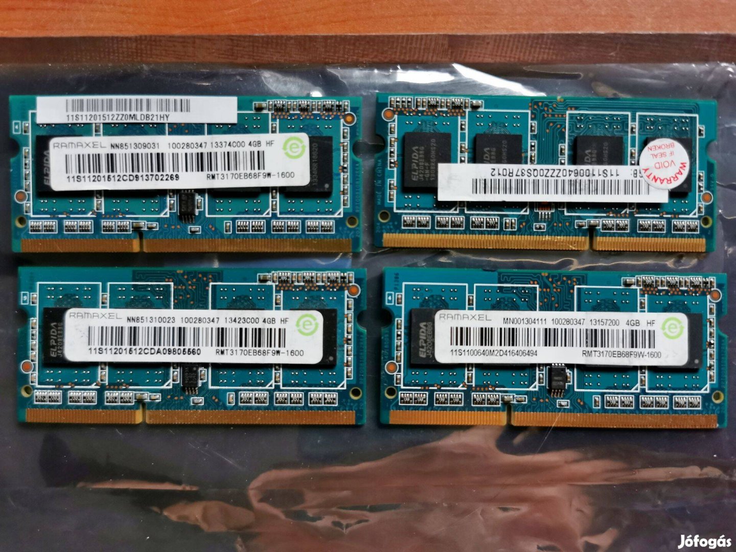 16/3 Remaxel RMT3170EB68F9W 16gb 3 hónap garancia PC3 DDR3 ram memória