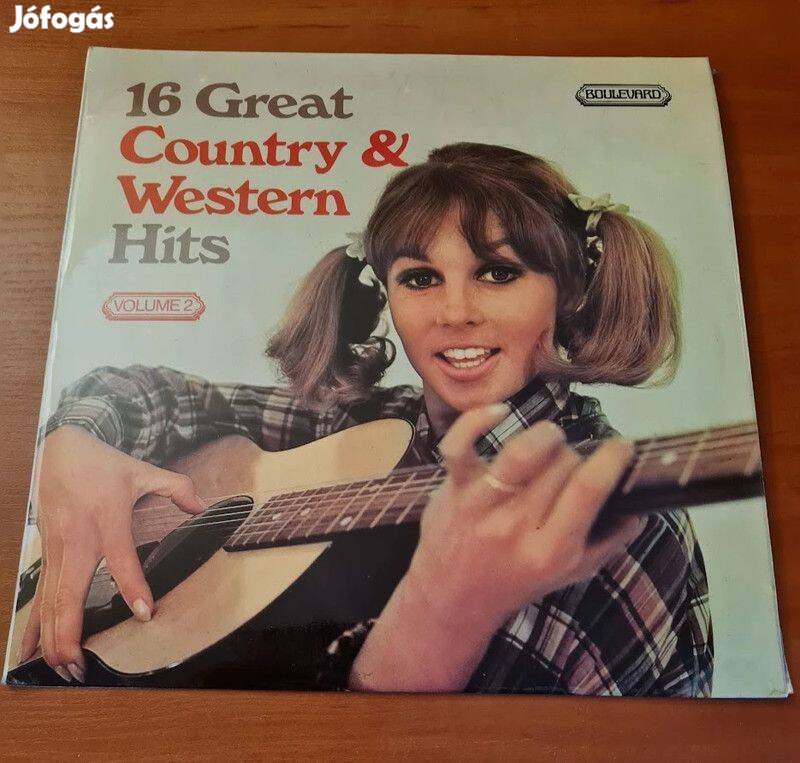 16 Great Country & Western Hits; LP, Vinyl, bakelit