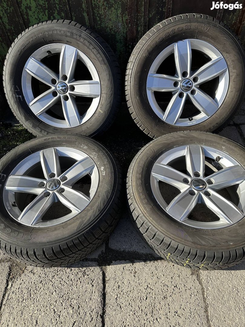 16" 16 5x112 Volkswagen Tiguan VW alufelni felni 215/65R16 téli gumi