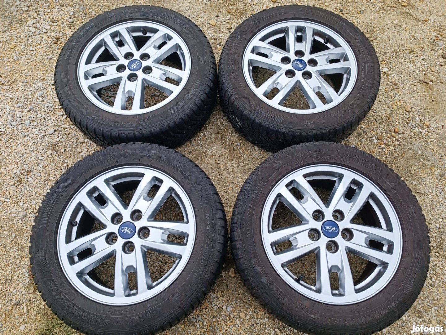 16" 16 gyári Ford alufelni Tpms 5x108 C-max Tourneo Mondeo Focus felni