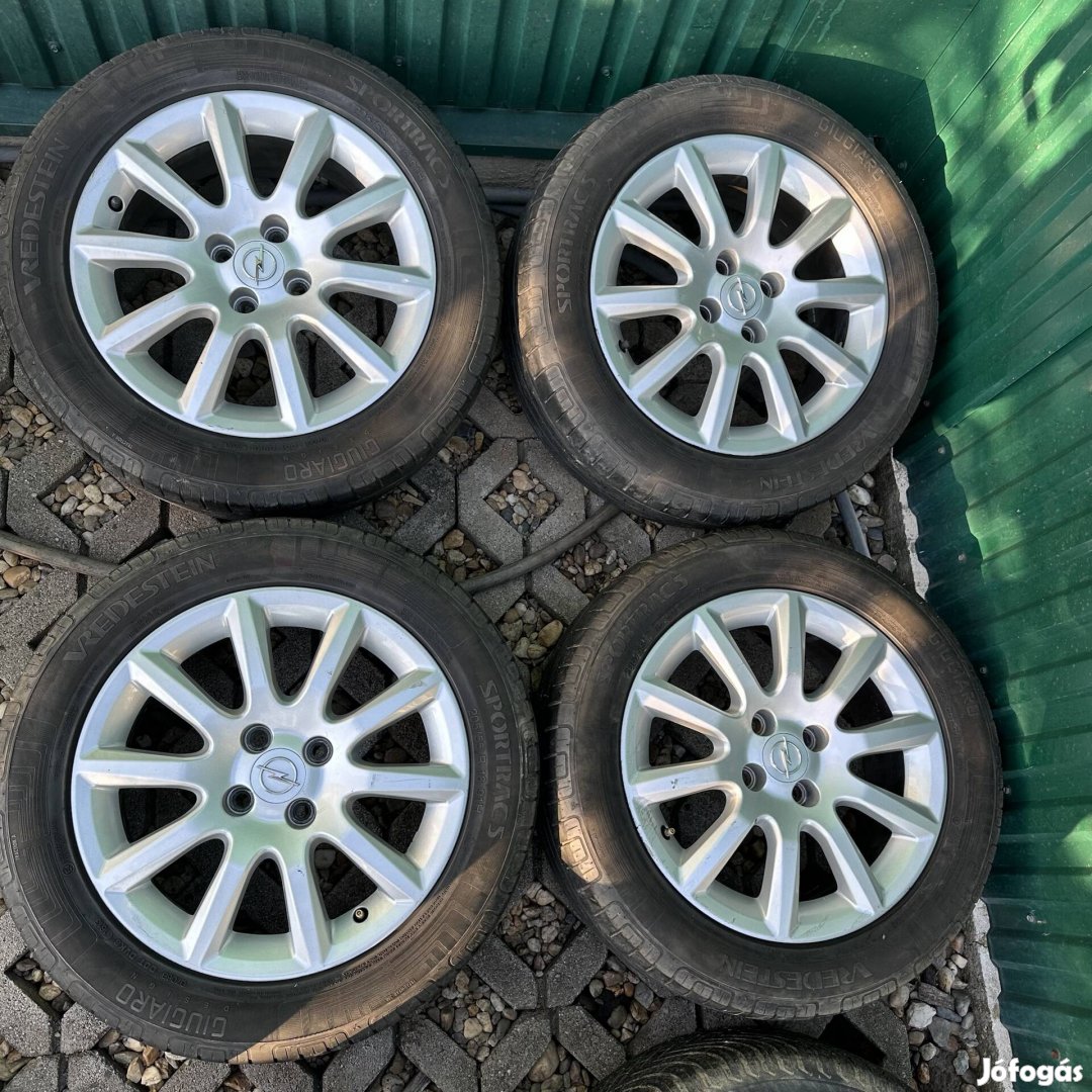 16" 4x100 6,5J ET37 Opel alufelni eladó! Gumival is!