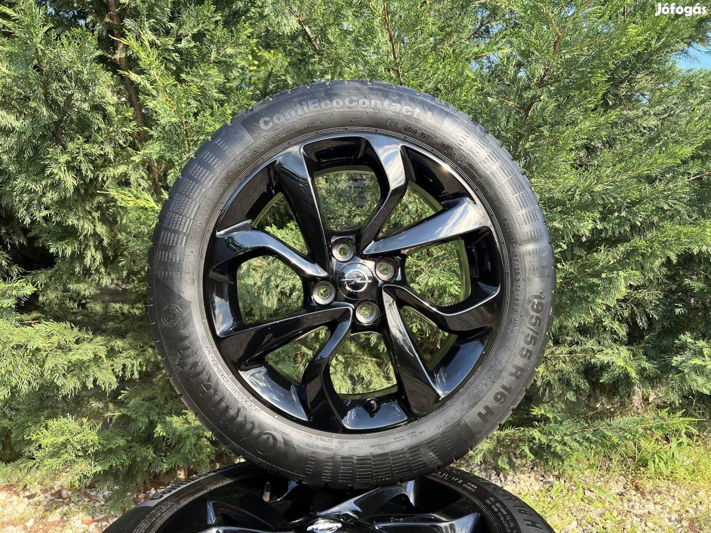 16" 4x100 gyári Opel alufelni nyárigumikkal!