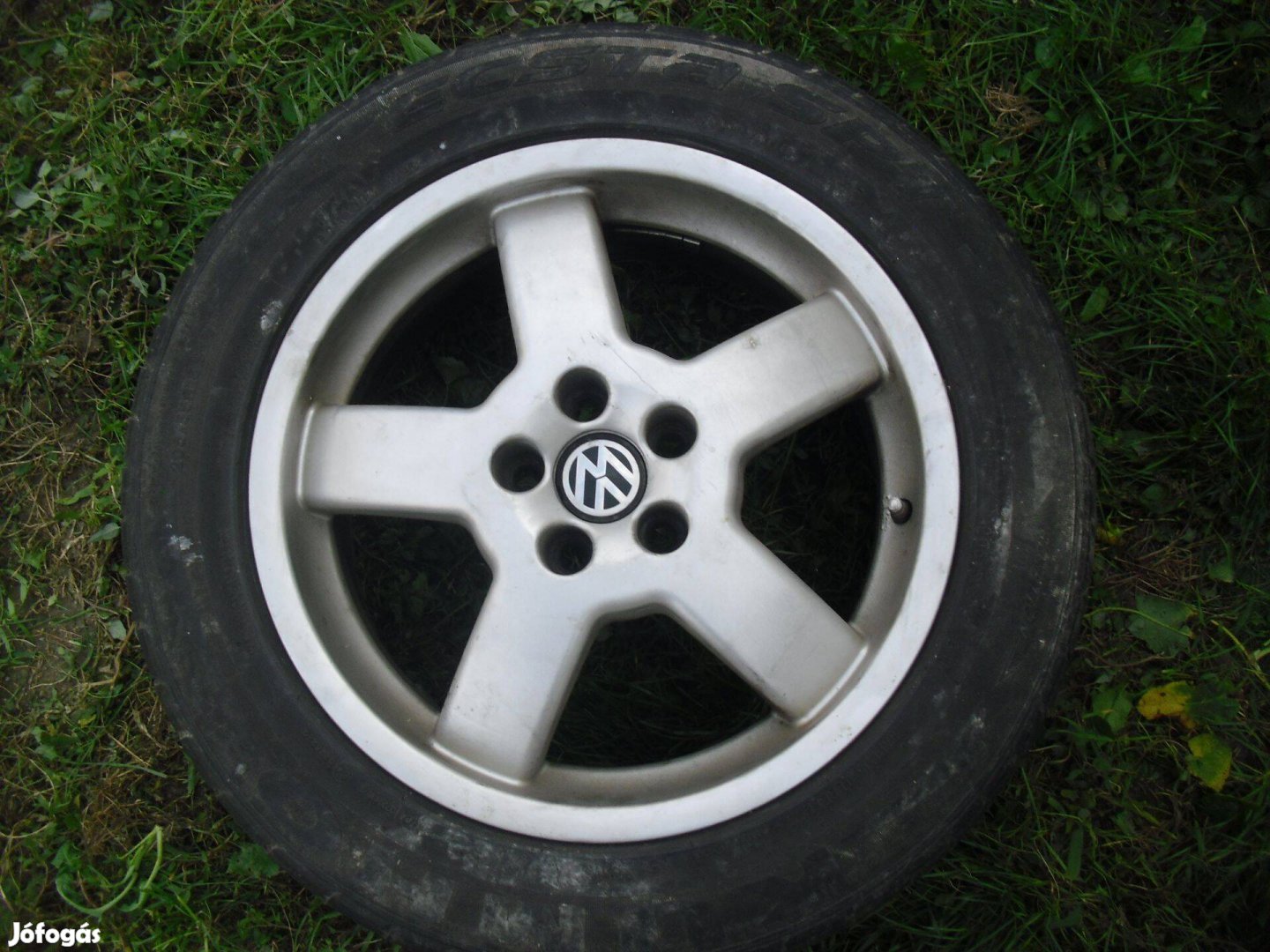 16" 5X100-AS. Alufelni Jó Gumival Egyben Eladó!