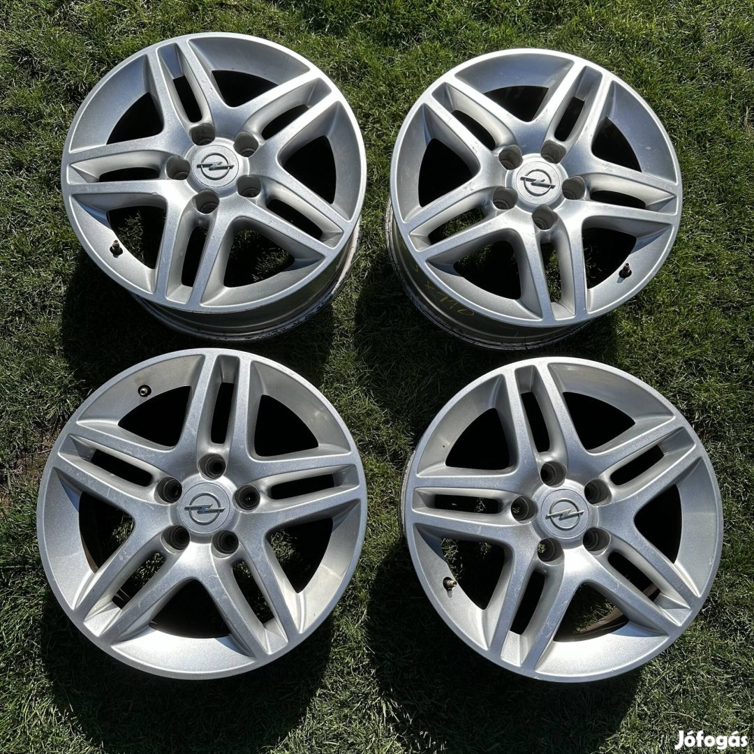 16" 5x110 6,5J ET39 Opel "Twinspoke" alufelni eladó! Gumival is