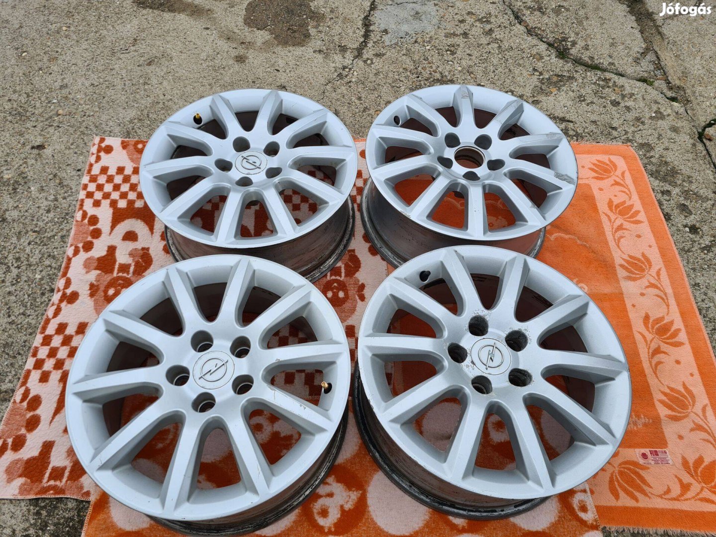 16" 5x110 gyári Opel alufelni szett