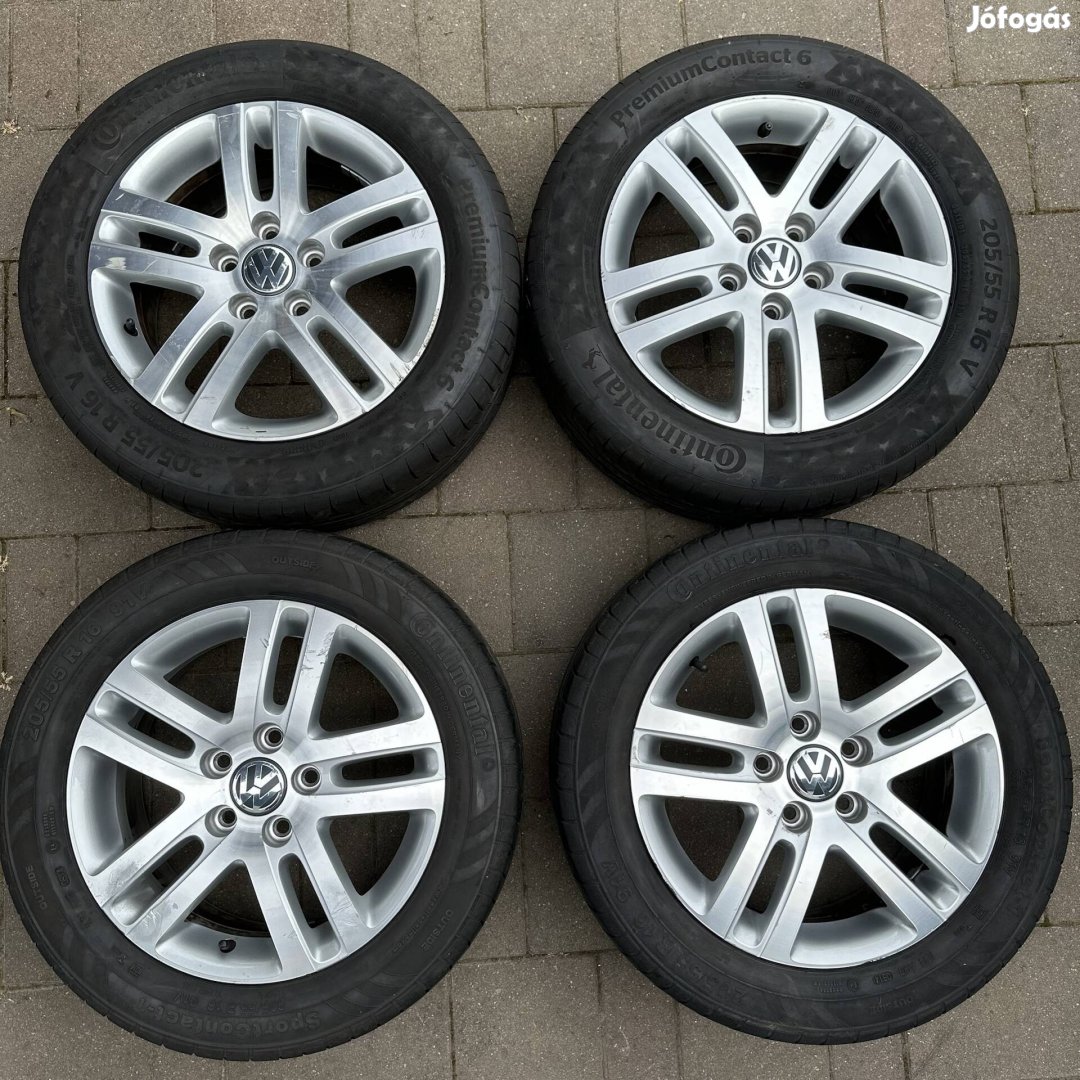 16" 5x112 6,5J ET50 Volkswagen Golf V Edition alufelni eladó!
