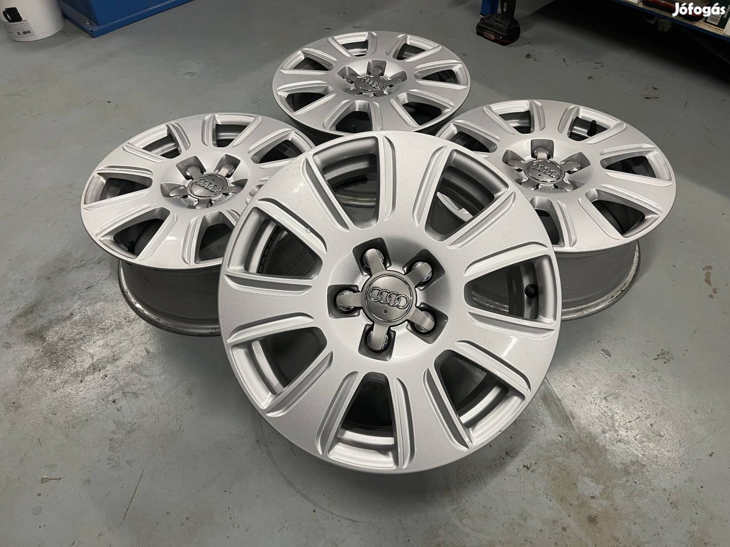 16" 5x112 Audi gyári alufelni szett Újszerű!