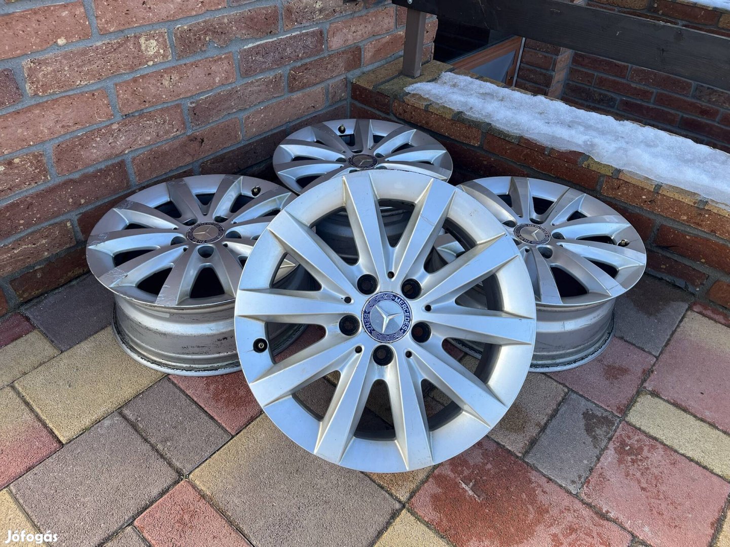 16" 5x112 Mercedes gyári alufelni szett!