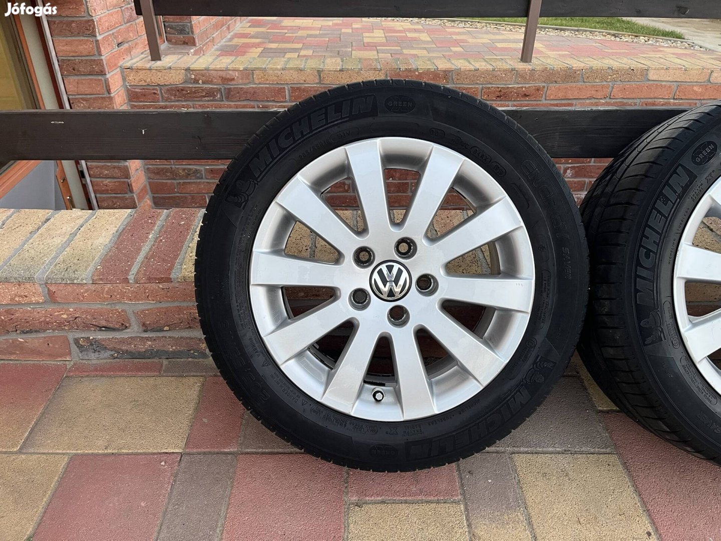 16" 5x112 VW Passat B6 gyári alufelni szett nyárigumikkal!